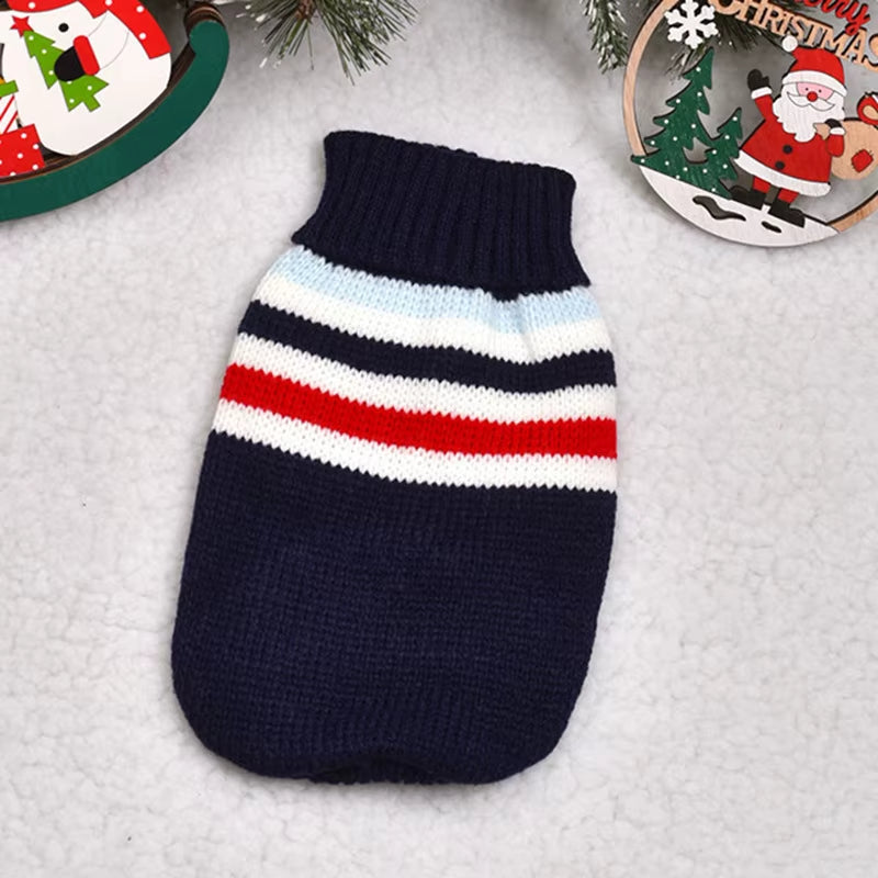 Christmas Cat Sweater Winter Warm Pet Costume for Cats Kedi Katten Sphynx Clothing Mascotas Clothes for Dog Animals Ropa De Gato