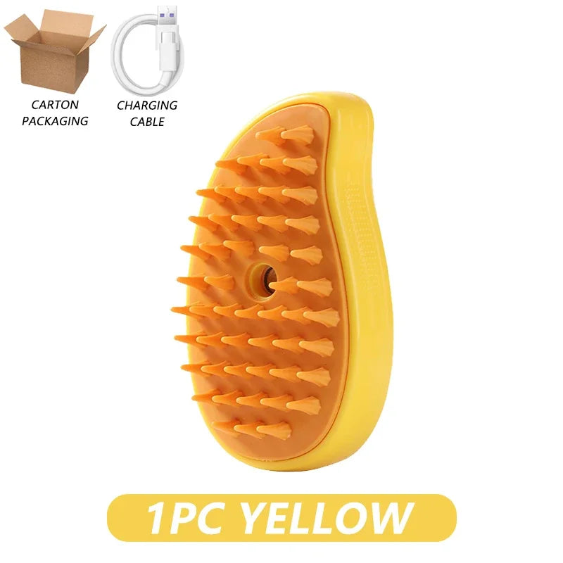 3-In-1 Steamy Brush for Pet Cat Dog Grooming Accessories Electric Brushes for Hair Cleaning Massage Comb Cat Dog Stuff Supplies